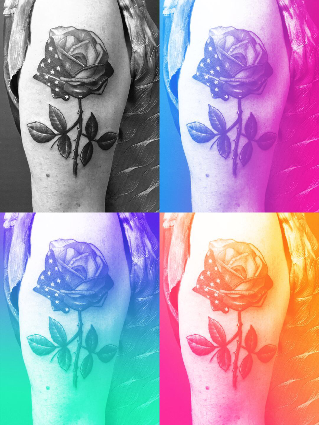 sin city amazing color tattoo realistic style by Joe | Tattoo studio,  Kunstwerke, Kunst